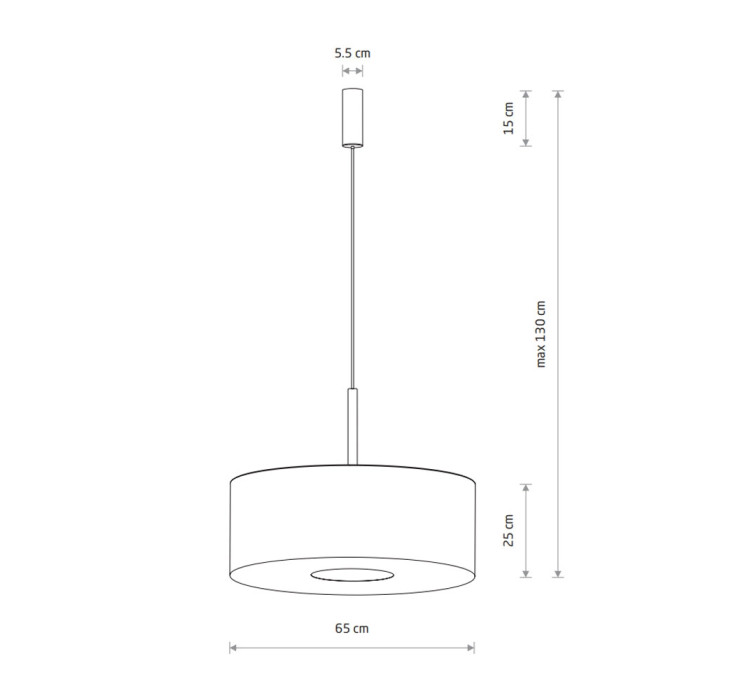 Підвісний світильник, люстра Nowodvorski 11653 Santana L E27 1x25W IP20 бежевий5